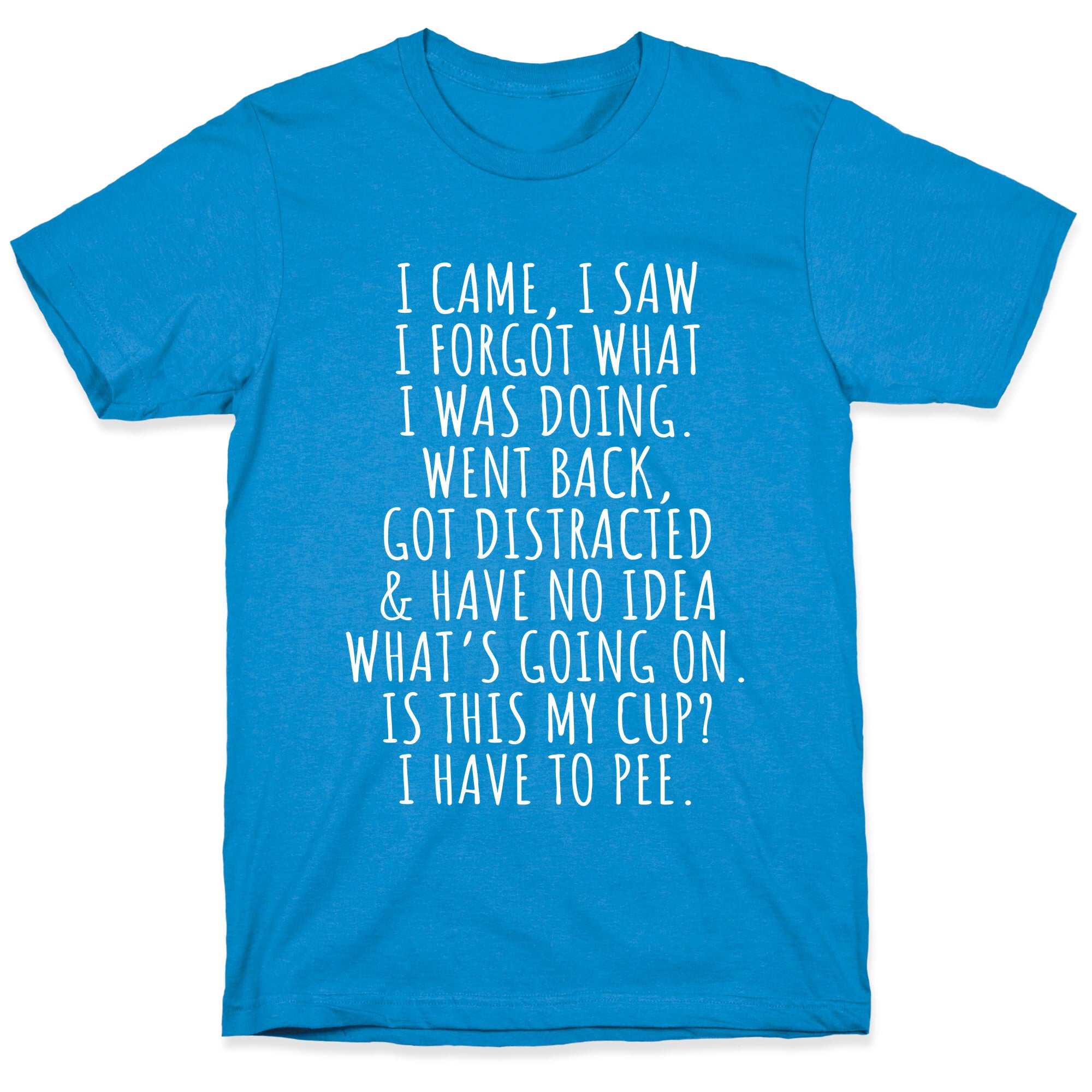 I Came I Saw I Forgot What I Was Doing T-Shirt